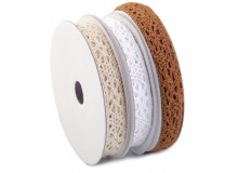 5m Häkelspitze Borte Baumwollspitze Farbvarianten 4